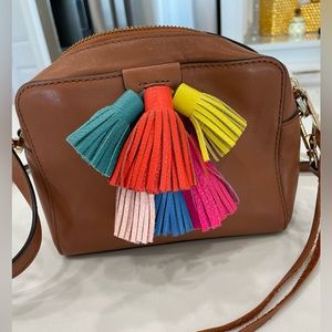 Rebecca Minkoff - Women's Brown Multi Tassel Cross Body Bag